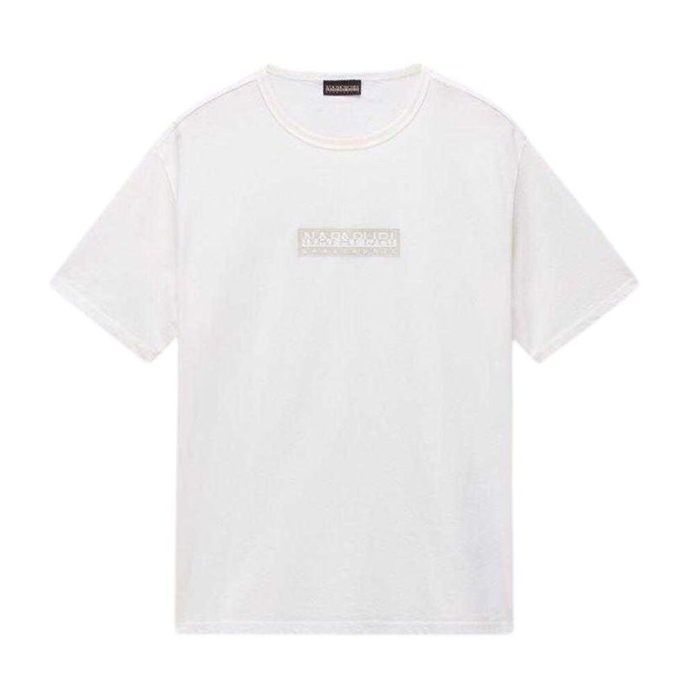Napapijri Childrens/Kids Box Logo T-Shirt / White